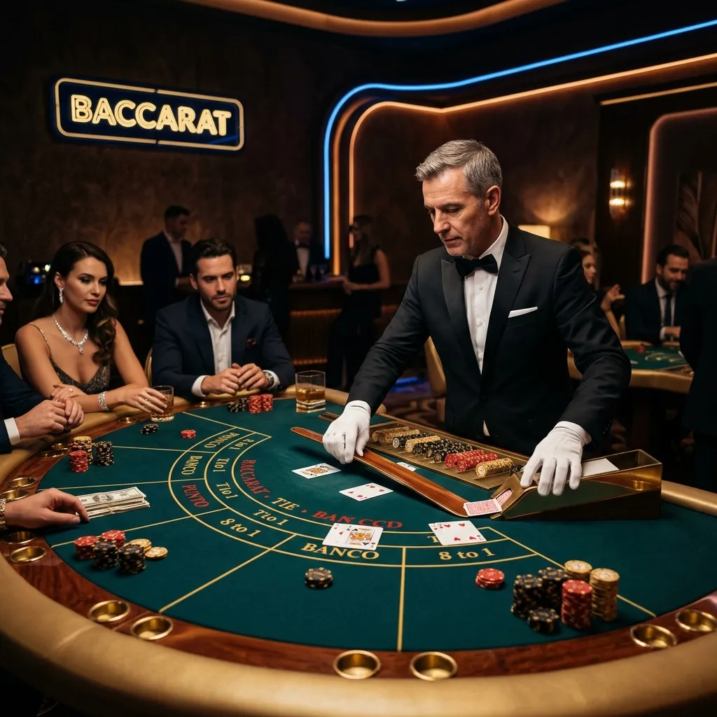Play online baccarat cards live at TIGER 365